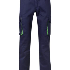 Pantalón bicolor multibolsillos