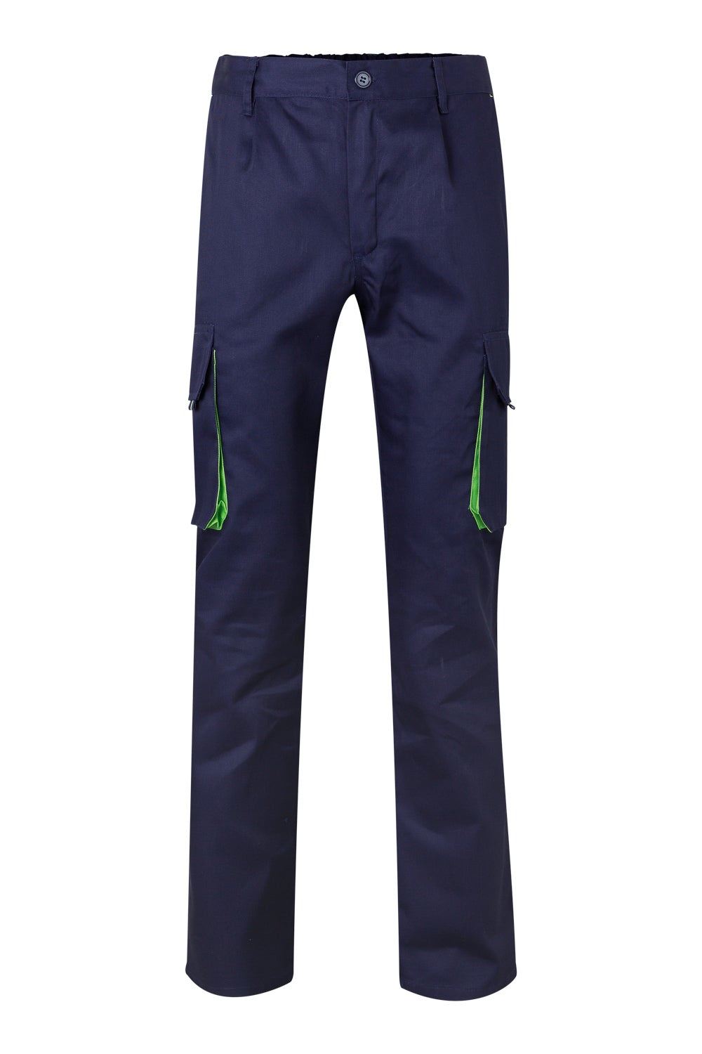 Pantalón bicolor multibolsillos