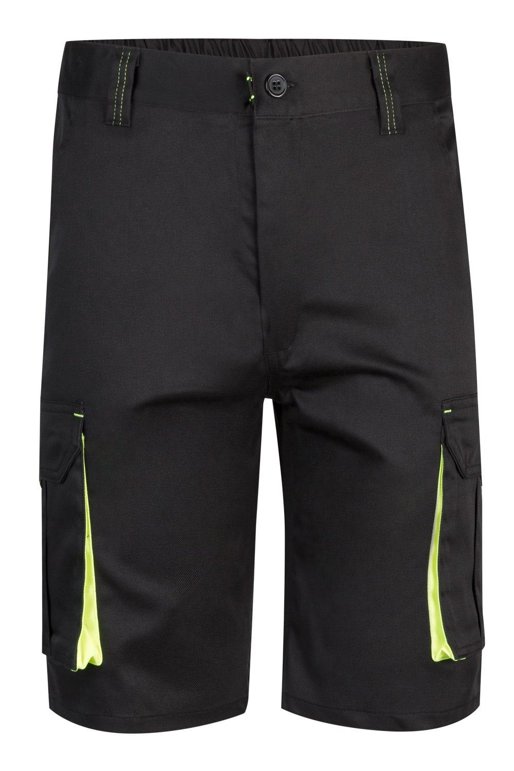 Bermudas stretch bicolor multibolsillos