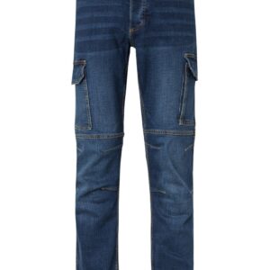Pantalón denim stretch multibolsillos
