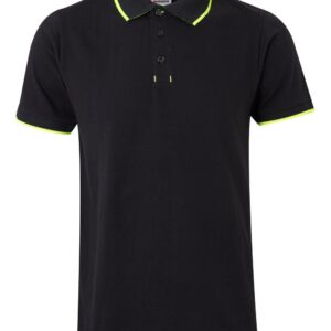 Polo bicolor manga corta