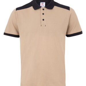 Polo stretch bicolor manga corta