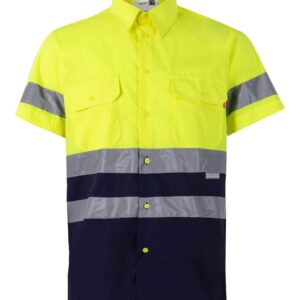 Camisa bicolor manga corta Alta Visibilidad