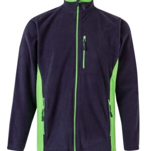 Chaqueta polar bicolor
