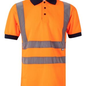 Polo bicolor manga corta