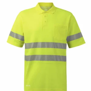 Polo algodón manga corta cinta segmentada