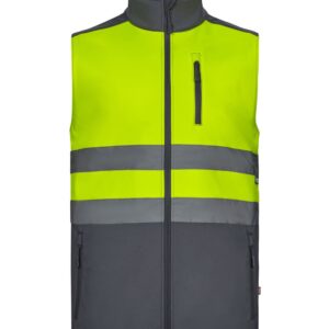 Chaleco soft shell bicolor