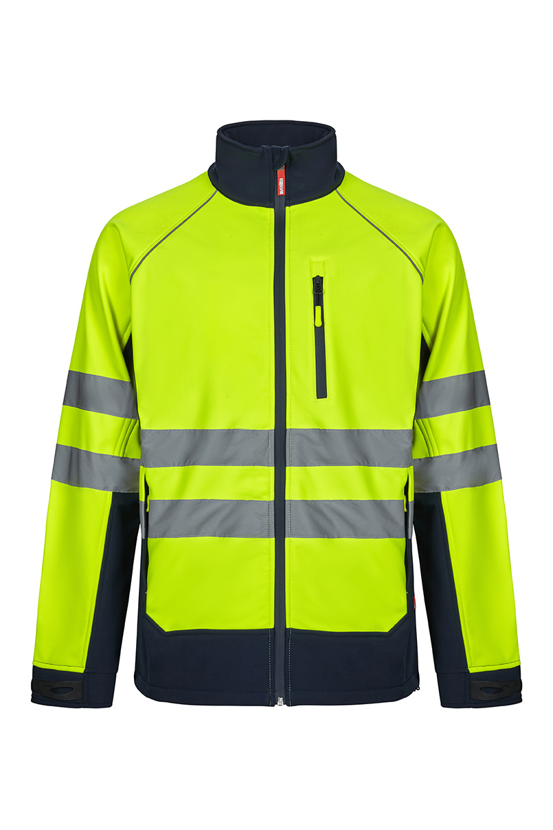 Cazadora soft shell bicolor