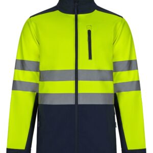 Cazadora soft shell bicolor