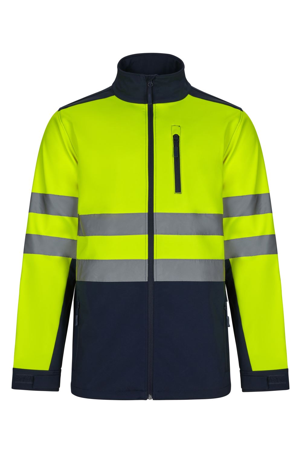 Cazadora soft shell bicolor
