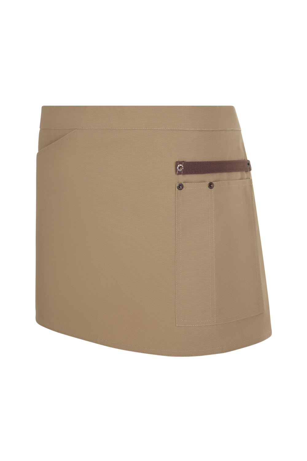 Delantal corto canvas bicolor