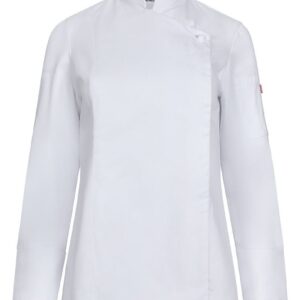 Chaqueta de cocina mujer con cremallera
